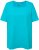 Ulla Popken Essential Square Neck Stretch Tee Deep Aqua - Camisetas - 