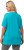 Ulla Popken Essential Square Neck Stretch Tee Deep Aqua - Camisetas - 