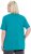 Ulla Popken Essential Square Neck Stretch Tee Teal - Camisetas - 