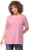 Ulla Popken Essential Square Neck Stretch Tee Light Pink - Camisetas - 
