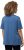 Ulla Popken Double Layer Rounded V-Neck Slim Fit Tee Denim Blue - Camisetas - 