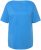 Ulla Popken Double Layer Rounded V-Neck Slim Fit Tee Sky Blue - Camisetas - 