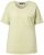 Ulla Popken Cold Dye Ruffle Edge Pocket Tee Pistachio - Camisetas - 
