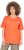 Ulla Popken Cold Dye Ruffle Edge Pocket Tee Coral Pink - Camisetas - 