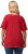 Ulla Popken Cold Dye Ruffle Edge Pocket Tee Salsa - Camisetas - 