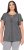 Ulla Popken Wing Sleeve V-Neck Tee Graphite Grey - Camisetas - 