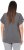 Ulla Popken Wing Sleeve V-Neck Tee Graphite Grey - Camisetas - 