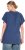 Ulla Popken Wing Sleeve V-Neck Tee Navy - Camisetas - 