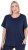 Ulla Popken UPF 50 Quick Drying Tee Navy - Camisetas - 