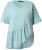 Ulla Popken Asymmetric Flounce Panel Short Sleeve Tee Light Moss Green - Camisetas - 
