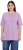 Ulla Popken Basic Round Neck Short Sleeve Relaxed Fit T-Shirt Lavender Pink - Camisetas - 