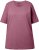 Ulla Popken Basic Round Neck Short Sleeve Relaxed Fit T-Shirt Dark Rose Red - Camisetas - 