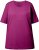 Ulla Popken Basic Round Neck Short Sleeve Relaxed Fit T-Shirt Berry Purple - Camisetas - 