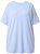 Ulla Popken Basic Round Neck Short Sleeve T-Shirt Light Blue - Camisetas - 