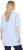 Ulla Popken Basic Round Neck Short Sleeve T-Shirt Light Blue - Camisetas - 