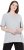 Ulla Popken Eco Cotton Basic T-Shirt 2-Pack Grey/Pink - Camisetas - 