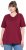Ulla Popken Eco Cotton Basic T-Shirt 2-Pack Red/Navy - Camisetas - 