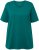 Ulla Popken Essential Round Neck Stretch Tee Dark Emerald - Camisetas - 