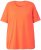 Ulla Popken Essential Round Neck Stretch Tee Coral Pink - Camisetas - 