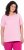 Ulla Popken Essential Round Neck Stretch Tee Pink - Camisetas - 