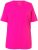 Ulla Popken Essential Round Neck Stretch Tee Magenta Pink - Camisetas - 