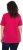 Ulla Popken Essential Round Neck Stretch Tee Dark Raspberry - Camisetas - 