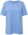 Ulla Popken Essential Round Neck Stretch Tee Cloud Blue - Camisetas - 