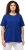Ulla Popken Essential Round Neck Stretch Tee Cobalt Blue - Camisetas - 