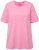 Ulla Popken Essential Round Neck Stretch Tee Light Pink - Camisetas - 