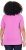 Ulla Popken Essential Round Neck Stretch Tee Cool Pink - Camisetas - 