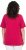 Ulla Popken Essential V-Neck Stretch Tee Dark Raspberry - Camisetas - 