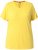 Ulla Popken Functional Antibacterial Finish V-Neck Short Sleeve Knit Top Sun Yellow - Camisetas - 