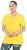 Ulla Popken Functional Antibacterial Finish V-Neck Short Sleeve Knit Top Sun Yellow - Camisetas - 