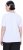 Ulla Popken Satin Trimmed Ribbed Jersey Short Sleeve T-Shirt Snow White - Camisetas - 
