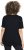 Ulla Popken Scoop Neck Short Sleeve Tee Black - Camisetas - 