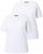 Ulla Popken Scoop Neck Short Sleeve Tee White - Camisetas - 