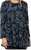 Scandinavian Caramel Swirls Tunic Blue - Camisetas estampadas para mujer - 