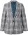 Ulla Popken Blazer De Cuadros Verde - Blazers - 