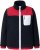 Ulla Popken Color Block Teddy Fleece Jacket Navy - Sudaderas y hoodies - 