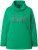 Ulla Popken HELLO Classic Fit Stand-Up Collar Sweatshirt Emerald Green - Sudaderas y hoodies - 