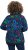 Ulla Popken Ribbon Print Turtleneck Sweatshirt Navy - Camisetas - 