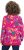 Ulla Popken Ribbon Print Turtleneck Sweatshirt Cherry Red - Sudaderas y hoodies - 