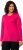 Ulla Popken Basic Round Neck Long Sleeve Slim Fit Cotton Tee Magenta Pink - Camisetas - 