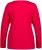 Ulla Popken Basic Round Neck Long Sleeve Slim Fit Cotton Tee Red - Camisetas - 
