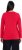 Ulla Popken Basic Round Neck Long Sleeve Slim Fit Cotton Tee Red - Camisetas - 