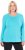Ulla Popken Basic Round Neck Long Sleeve Slim Fit Cotton Tee Deep Aqua - Camisetas - 