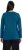Ulla Popken Basic Round Neck Long Sleeve Slim Fit Cotton Tee Cerulean - Camisetas - 