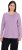 Ulla Popken Basic Round Neck Long Sleeve Slim Fit Cotton Tee Lavender - Camisetas - 