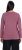 Ulla Popken Basic Round Neck Long Sleeve Slim Fit Cotton Tee Dark Rose - Camisetas - 