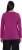 Ulla Popken Basic Round Neck Long Sleeve Slim Fit Cotton Tee Berry - Camisetas - 